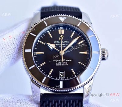 GF Replica Breitling Superocean Heritage II 9015 Watch Black Rubber Strap